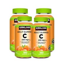 Kirkland Signature Vitamin C 250 mg 180 Adult Gummies 4병
