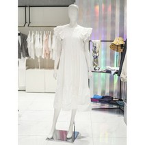 ab.f.z [ab.f.z] 레이스 배색 프릴 원피스 (AAW2QO51F)