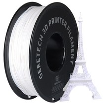 GEEETECH 3d 인쇄 재료 필라멘트 pla 와이어 1 kg 22lbs 진공 포장 175mm 003mm 대부분의 FDM 프린터 용, 하얀