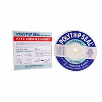 [와이제이] 3.6mmx7mmx15M 폴리탑씰 씰링 ptft 폴리탑실 가스켓 테프론 다용도 테이프, 상세페이지 참조