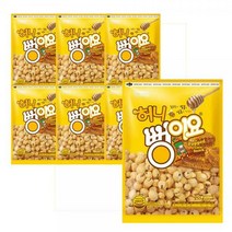 뻥이요 허니 255g x6봉 옥수수강냉이 (대용량), 단품