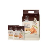 홀리 스틱 저알러지 기호성 좋은 다이어트 지니펫 밸런스업 더캣 고양이사료 1kg 2종, 지니펫 밸런스업 더캣 연어닭고