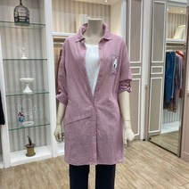 프렐린 체크 롱 블라우스 RBB202290