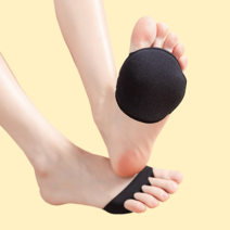 메드헤드 푹신한 앞꿈치 보호 패드, 3개, 블랙