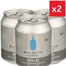 블루보틀 볼드 콜드브루 캔커피 파란병 Blue Bottle Coffee BOLD Cold Brewed Coffee 237ml 6캔