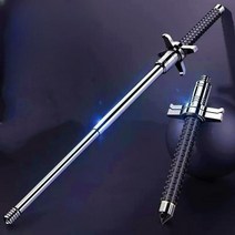 전술적 자기방어스틱 경찰 삼단봉 호신용 3단봉, 26인치 실버 (65cm)