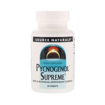 소스네츄럴 소스내츄땡 비타민 C 포도씨 추출물 강황 피크노제놀 수프림 30정