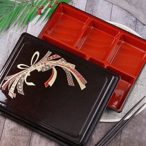 고급 일식 칠기 사출 도시락 용기 찬합 1세트 돈까스 배달 업소용 식당 런치박스
