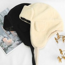 디작소 여자 남자 겨울 덤블 귀달이 털 모자 군밤 트래퍼햇