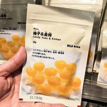 홍콩식품 홍콩 무인양품 제로 푸드 자몽 금귤 민트 캔디 과일 오렌지 목캔디 일본 직수입, 유자 금귤 맛