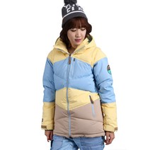 슈가포인트 여자 덕다운 패딩 스키.보드 자켓 ALLEN J -YELLOW SKY MUD 스키/보드복
