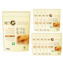 삼화제분 정담은 유기농 밀가루 강력분 500g 10개