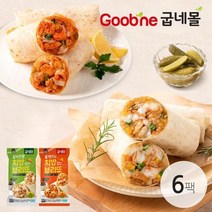 굽네몰 닭가슴살 치밥 브리또 2종 6팩 볼케이노 갈비천왕, 03_갈비천왕 브리또 6팩_KM97