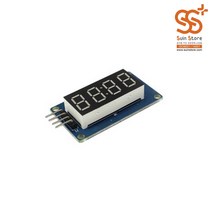 FND TM1637 7세그먼트 시계형 LED디스플레이모듈, 단품