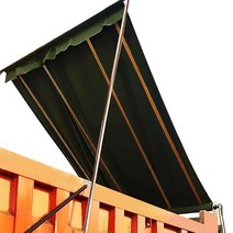 덤프 트럭 대형 화물 자동 방수포 덮개 호루 갑빠, 전기 캐노피 체인 없음 6.5x2.5m