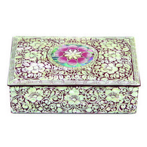 [박씨상방] 조선나전 채색꽃 명함함-적 (장태복), 단품