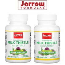 Jarrow 자로우 밀크시슬 150mg 100베지캡슐 X 2 실리마린 MilkThistle