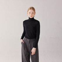 심플 로고 폴라 티(BK)