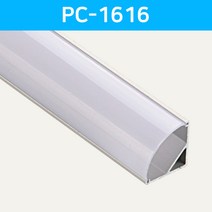 그린맥스 LED방열판 코너 PC-1616 *LED프로파일 알루미늄방열판, 1개, PC-1616x50cm-투명
