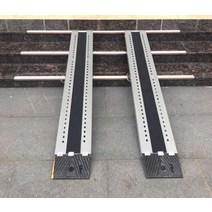 계단 미끄럼 방지 램프 휠체어 자전거 경사로 단차, 1.4미터 길이의 휠체어 스페셜 모델 한 쌍