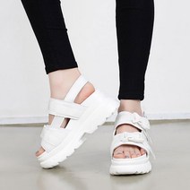 벨트 스트랩 키높이 통굽 샌들 7cm