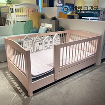 바로크&피노키오 엔젤 어린이침대 프레임 SS_유아가드형, 민트그레이