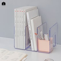 홈데코 아크릴 투명 책꽂이, 아크릴 투명 책꽂이 3칸