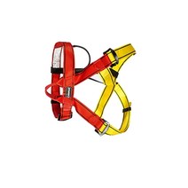 등반 하네스 장비 전문 하프 바디 안전 벨트 고정 스트랩 야외 스포츠 보호용 보호 장비 레드 그레이, 빨강, 노랑