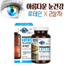 다줄태양 아스타잔틴 루테인 350mgX120캡슐 4개월분 미국제조 어바틀 어보틀 헤마토코쿠스 마리골드꽃 추출물 아시이베리 빌베리 포도씨 블루베리 어버이날 스승의날 석가탄신일 선물, 350mg 60캡슐 X 2상자