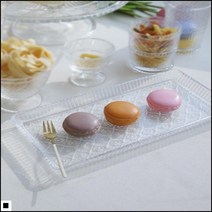 출장뷔페 독특한디자인 브런치카페 생일파티 유리쟁반 화려한트레이