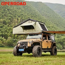 차위에텐트 하드탑 텐트 루프 카 오프로드 차량 SUV 픽업 트럭 아웃도어 캠핑카 사이드 하우스, [01] 더블, [03] 185x125x27cm