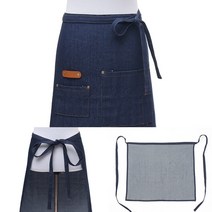 허리 앞치마(블루) 낚시앞치마 식품앞치마