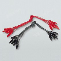 집게달린전선 20개1조 전기 회로 꾸미기 집게전선 실험, B. 집게달린전선 20줄1조(45cm)