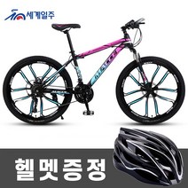 세계일주 MTB 자전거 24단 26인치 출퇴근자전거 (부가세 포함 )(90%조립), 172cm, H4