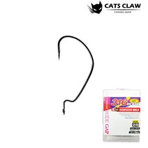 캣츠크로우 와이드갭훅 배스 광어 316 루어바늘, #1, NSB특대용량