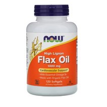 Now Foods Flax oil 나우푸드 리그난 아마씨유 1000mg 120캡슐 X2팩, 2팩, 120정