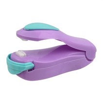 자동 실링기 업소용 가정용 커피캔 포장 비닐 접착기 수직형 수평형 밴드실러 휴대용 미니 히트 실러 비닐 봉지 실러 주방에 보관 식품 스낵 과일 및 야채 가정용 액세서리, 자주색