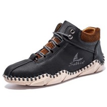 남성캐주얼화 로퍼 경찰단화 편한 Skindeep남성 캐주얼 가죽 신발 부츠 데일리 작업 운전 남성