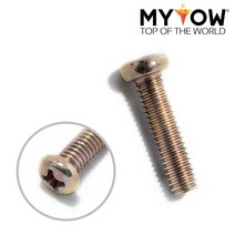 셀프시공 둥근머리 머신 볼트 4mm 십자 스크류 나사 PH형 피스 십자홈볼트-72394EA, 4X45mm
