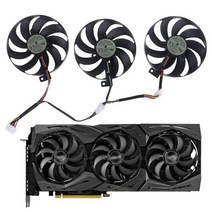 RX5700 XT RTX2080TI 용 냉각 팬 ROG STRIX OC 12V 8GB, 02 Black