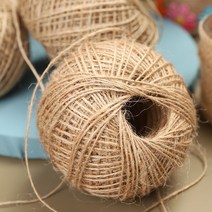 마닐라로프 1mm 100m롤 빈티지 천연 황마 삼베 꼰 코드 홈 섬유 diy 수제 공예, 자연스러운, 자연스러운