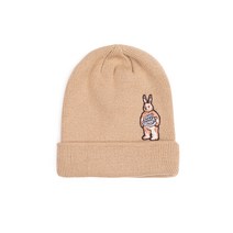 비에스래빗 2223 BSRABBIT FOUND BR WAPPEN BEANIE BEIGE 비니