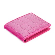 스코안 리얼 악어가죽 신권 슬림반지갑 3542