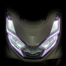 2021 혼다 PCX125 라이트필름 스티커 PCX 21년 튜닝용품 2022년, 2021 PCX, 퍼플(단색), 1개