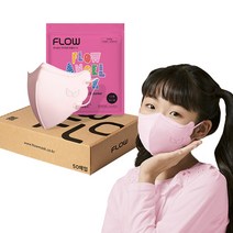 플로우천사 KF94 새부리형 마스크 예쁜 날개 핏 어린이 유아 소형 (8~13세), 5개입, 10개, 프린세스 핑크