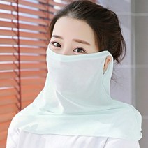 갓샵 아이스 안면 쿨마스크 2종 [쉬폰 스카프 냉감 얼굴 목 자외선 햇빛가리개 여름 목토시 마스크], 퍼플