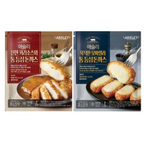 애슐리 돈까스 2봉 (커리 1pk+모짜치즈 1pk)
