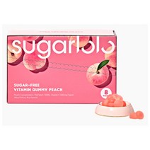 올가 간식 슈가로로 무설탕 비타민 구미 복숭아 360g(45g (360g) 탕비실 회사 어린이 성인 캠핑 차박 홈파티 영화 선물, 10개