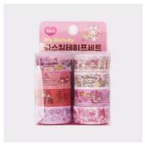 산리오 캐릭터즈 마이멜로디 마스킹 테이프 2개 1세트