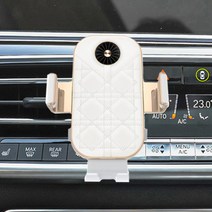 BMW X5 G05 2019~ 핸드폰 무선충전 거치대 지시그니처 C38W5, 화이트